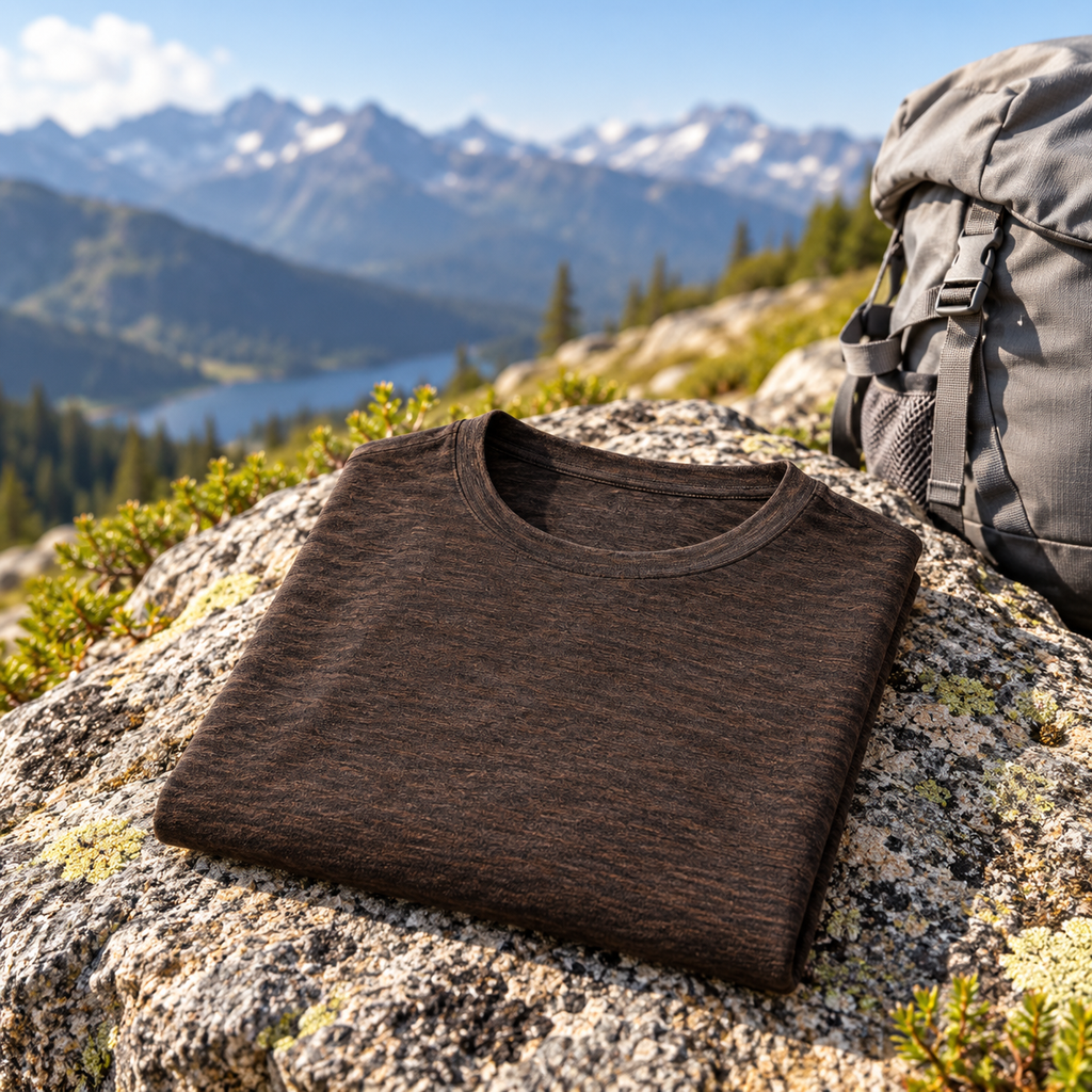 Hirsel 150 Tee in Peat, lifestyle view