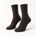 Hirsel Liner Sock in Peat, three-quarter view